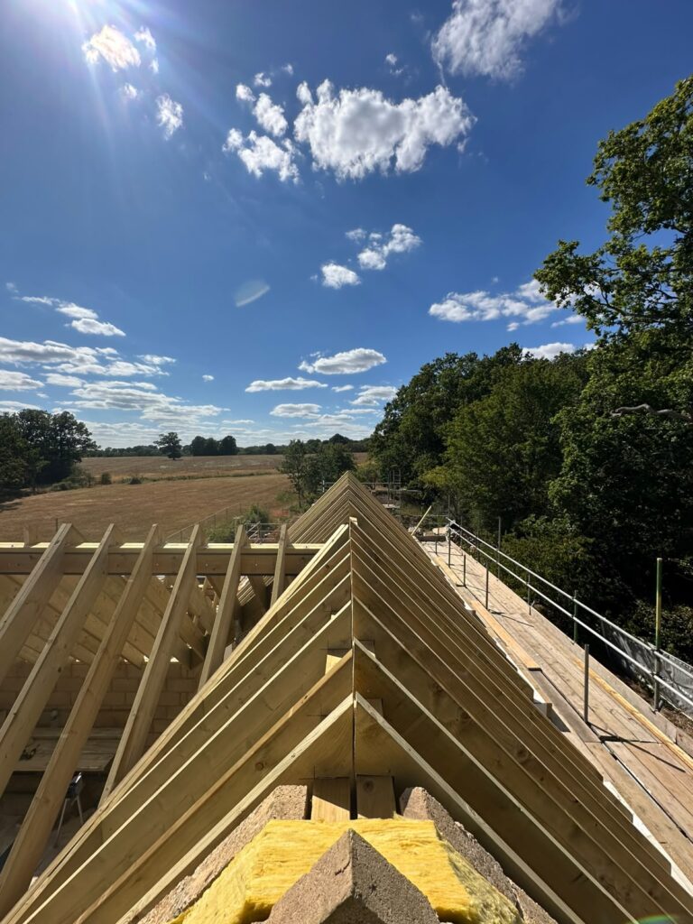 hand cut rafters