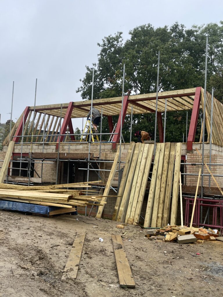 mansard roof construction