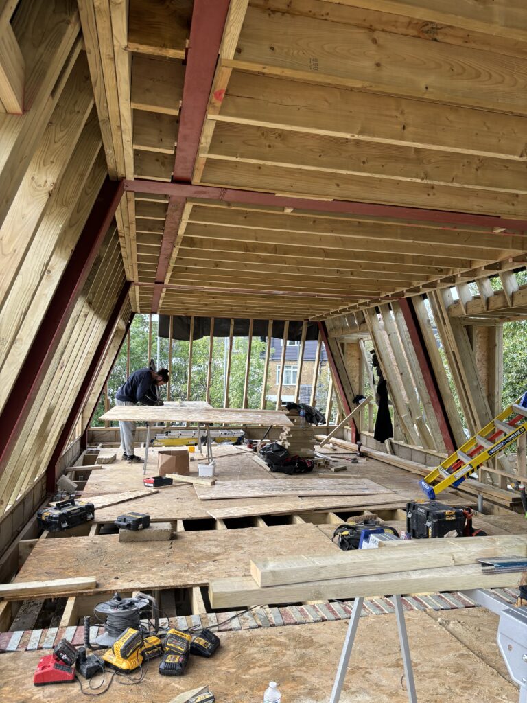 timber framing mansard
