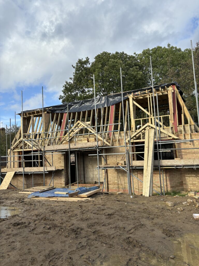 constructing mansard